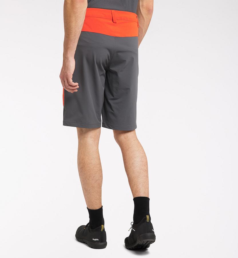 Haglöfs Mens Rugged Flex Shorts Red/Black New Zealand 84306WRXJ